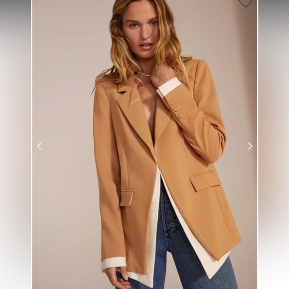 Favorite Daughter The Kelly Women's Tan Blazer - Picture 1 of 10
